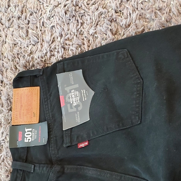 Levi's Premium 501 Distressed High Rise Jean Shorts - Picture 12 of 15